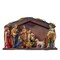 9 Piece Porcelain Nativity Figures With Wooden Stable - 5 Inch Scale